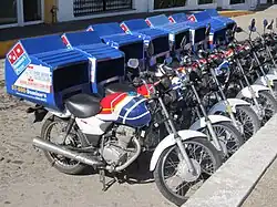 De CG 125 Cargo zoals hij is bedoeld.