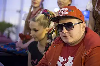 Donatan tijdens het Eurovisiesongfestival 2014