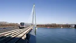 De Donaustadtbrücke.