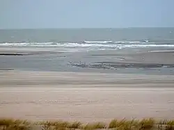 De nieuwe doorbraak in januari 2016 bij midtij, geul van 2016