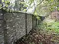 Kasteel Moersbergen: tuinmuur