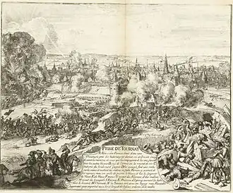 Overzicht van het ontzet, fantasietekening (1670-1699)