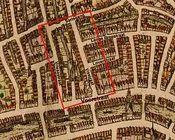 siuatie in kaart 1572