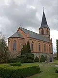 Dorpskerk te Berkholz, neogotisch, 1887, gerenoveerd in 2005