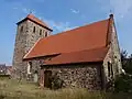 Veldsteenkerk in Dahlewitz, Teltow (streek), Brandenburg