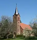 Dorpskerk te Rietz (13e eeuw; toren uit 1858)