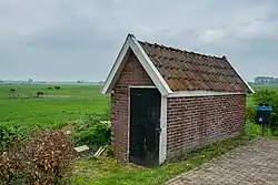 Baarhuisje op het kerkhof
