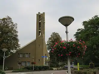 Emmaüskerk in het centrum van Rutten