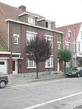 Stadswoningen in spiegelbeeld