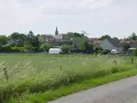 Het dorp, gezien vanaf het Stadse Gors