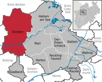 Kaart van Dorsten