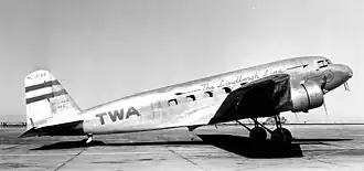Douglas DC-2 van TWA in 1941