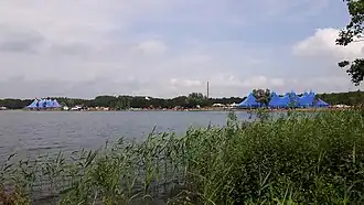 Groene Heuvels tijdens Down The Rabbit Hole 2016