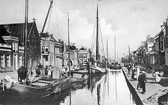 De Drachtstervaart in Drachten voor WOII