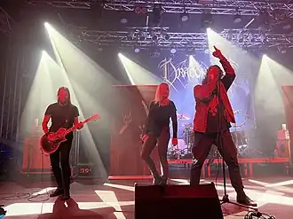 Draconian tijdens een optreden, 2023