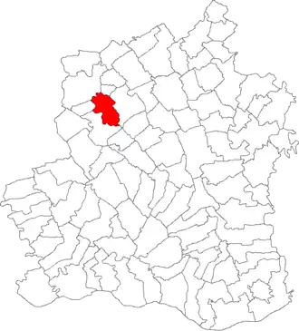 Kaart van Drăcșenei