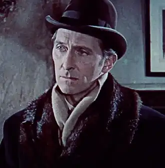 Peter Cushing in Dracula, 1958