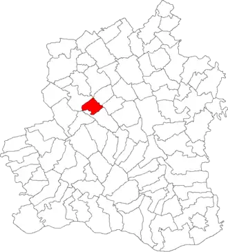 Kaart van Drăgănești de Vede