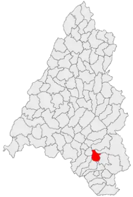 Kaart van Drăgănești