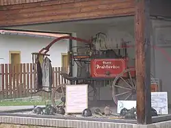 Historische brandweerwagen in het museum (2011)