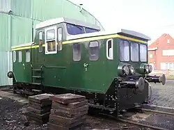 Motordraisine, ex-NMBS, in gebruik op de spoorlijn Dendermonde-Puurs