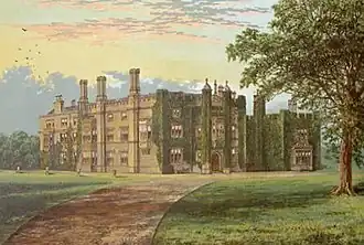 Drakelow Hall omstreeks 1880