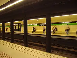 Interieur metrostation Drassanes