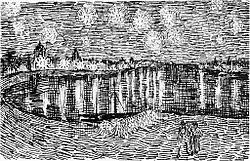 Schets uit brief aan zijn broer Theo