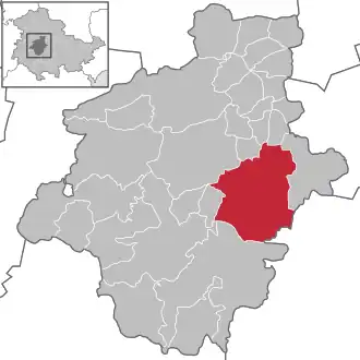 Kaart van Drei Gleichen