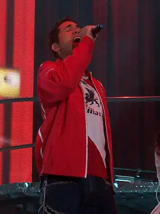 Drew Seeley tijdens de HSM tour