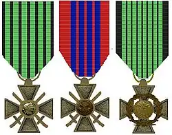 Drie Franse oorlogskruisen van Vichy