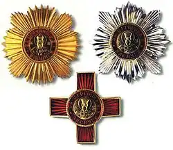 Moderne Sint-Vladimirorde van de Russische kerk.