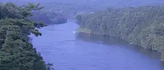 De Connecticut bij de French King Bridge