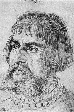 Portret van Cranach, 1524 Albrecht Dürer