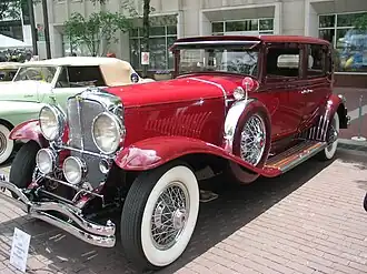Duesenberg Model J uit 1929.