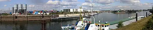 Panorama: haven van Duisburg
