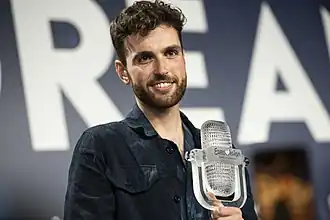 Duncan Laurence wint het Eurovisiesongfestival (2019)
