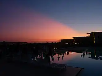 Schemering van Punta Skala in Petrčane