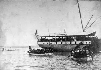 Landing van de troepen bij Sanur, 1906