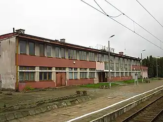 Spoorwegstation Łapy