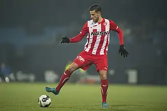 Dylan de Braal in 2017 als speler van TOP Oss