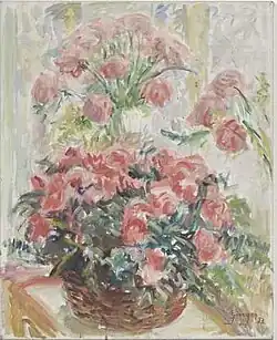 Mand met bloemen (1952)