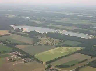 E3 Strand vanuit de lucht