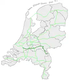 Route in Nederland