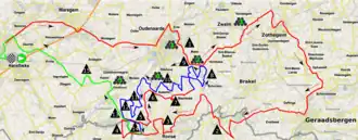 Routekaart van de E3 BinckBank Classic 2019