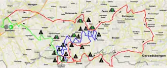 Routekaart van de E3 Saxo Bank Classic 2023