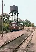 Laatste trein op 29 september 1973 te Wakendorf-Götzberg