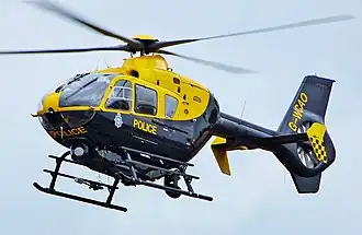EC-135 T2 van de National Police Air Service of England & Wales