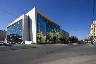 Het kantoor van Egis in Boedapest in 2008