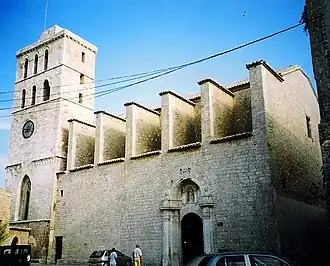 Kathedraal van Ibiza in 2007